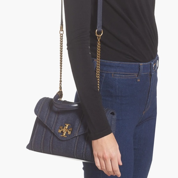 Tory Burch Kira Denim Handbag - Picture 4 of 16